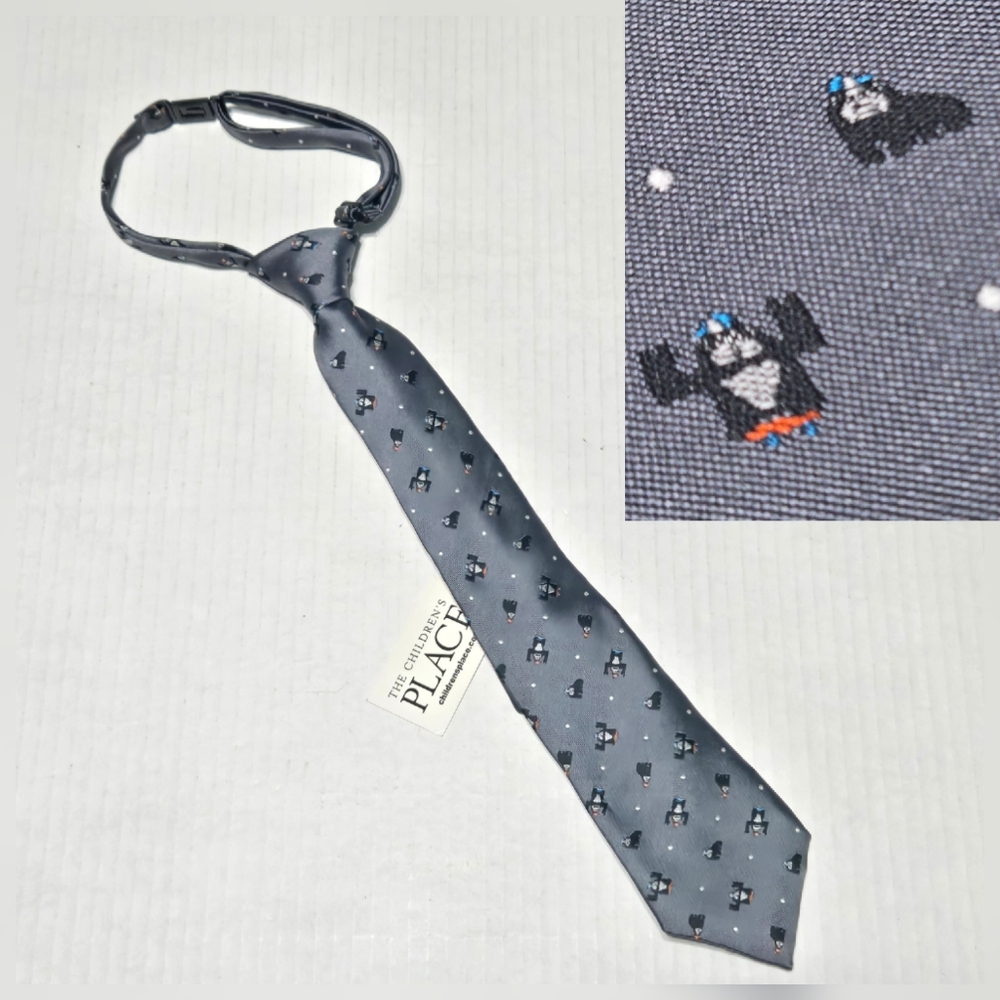 Boy's Children's  Place clip on tie, adjustable L 4-7